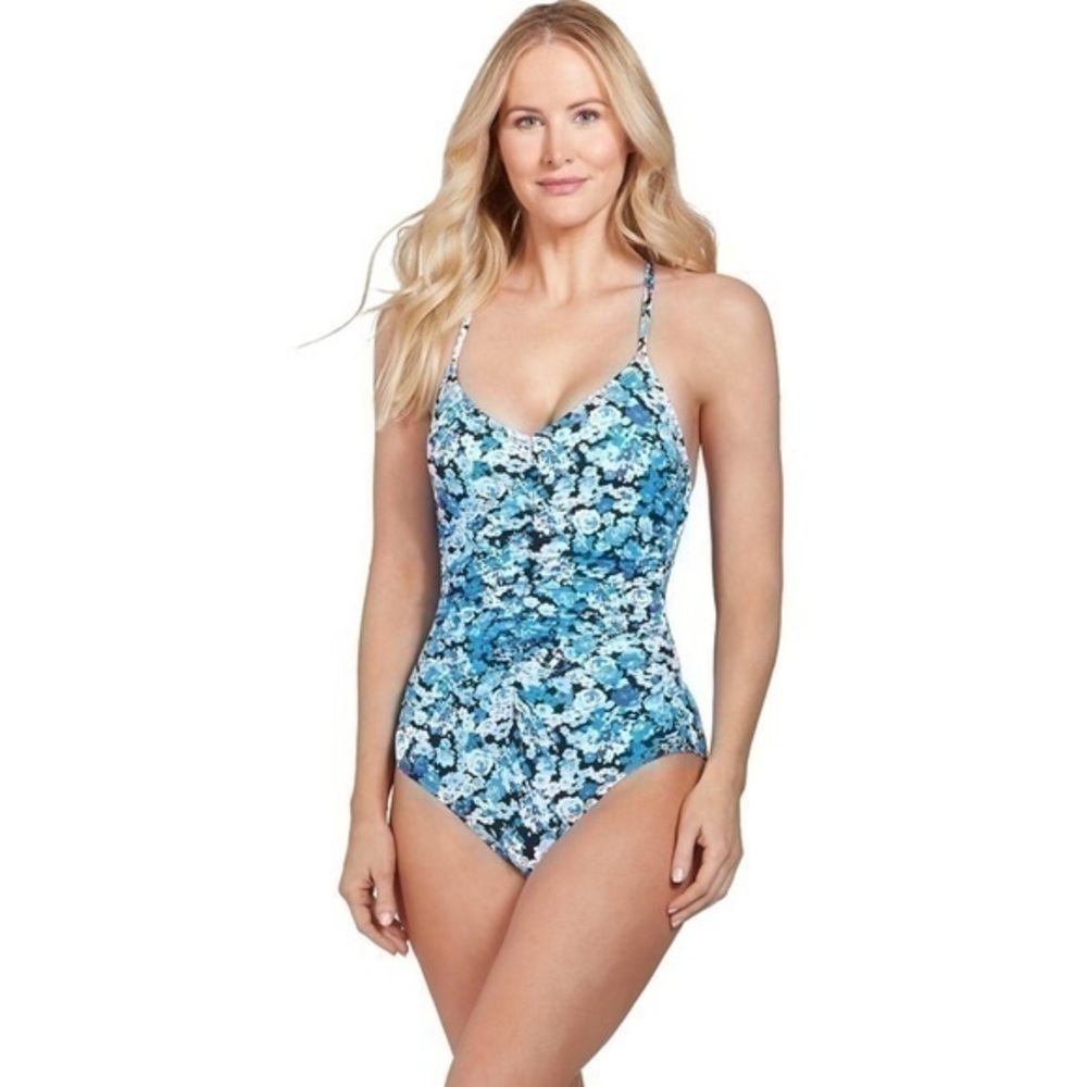 💫 Nautica | Marina Shirred One Piece Swimsuit